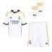 Real Madrid Toni Kroos #8 Primera Equipación Niños 2023-24 Manga Corta (+ Pantalones cortos)